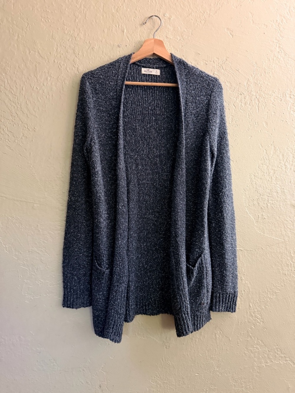 Hollister Dark Gray Open-Front Women's Cardigan